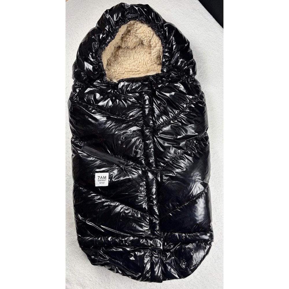 NWOT 7AM Enfant Blanket 212 Evolution Footmuff Black - Base Size (No Ext)